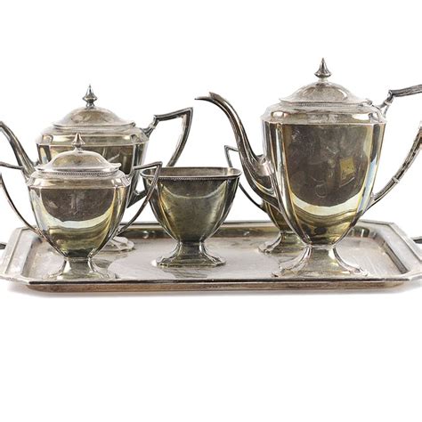 Pairpoint Sheffield Silver Plated Tea And Coffee Service Ebth