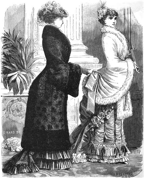 19th Century Historical Tidbits 1882 Winter Fashions Winter Fashion
