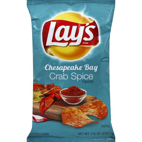 Lays Chesapeake Crab Spice Potato Chips 775 Oz Instacart