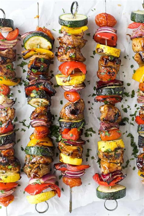 The Best Ever Balsamic Grilled Chicken Kabobs Delish28