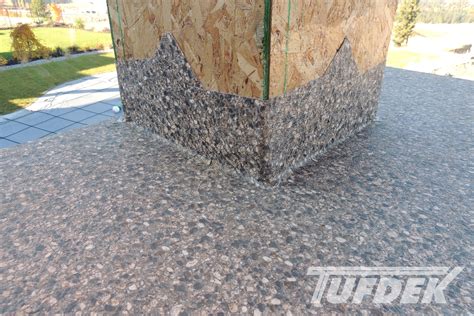 Some companies sell waterproof membranes or decking systems designed to apply over decks. Waterproof Vinyl Decking Photos - Installation Details