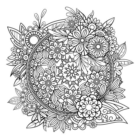 Mandala Coloring Pages: Printable Coloring Pages of Mandalas for Adults