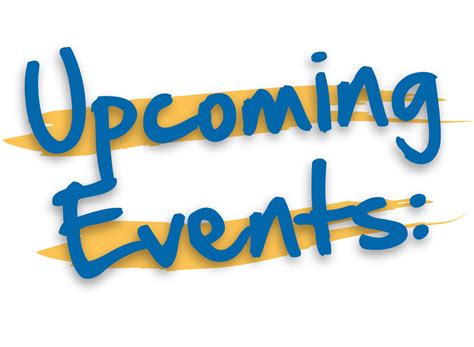 Upcoming Events Cliparts Adding Excitement And Visual Interest To Your