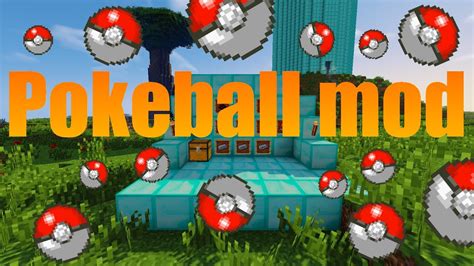 Minecraft Pokeball Mod Showcase Youtube