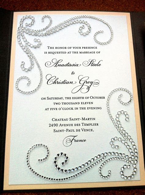 Anastasia Christian S Wedding Invitation Shades Wedding Invitation Card Wording