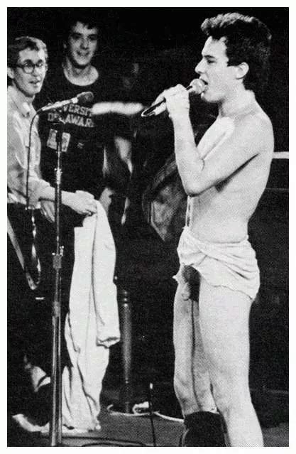 Jello Biafra Lead Singer Of Punk Band The Dead Kennedys Going Naked On