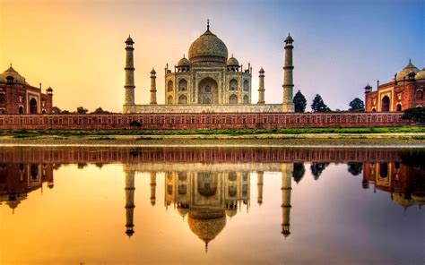 Taj Mahal Hd Desktop Wallpapers Wallpaper Cave