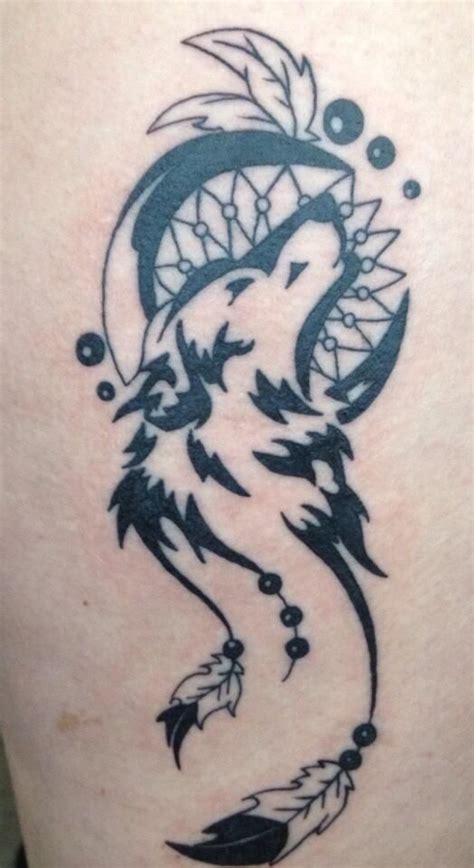 28 Best Wolf Dreamcatcher Tattoo Images On Pinterest