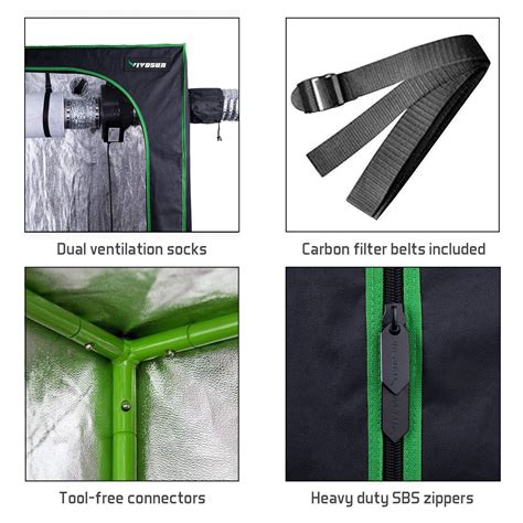 Vivosun Indoor Grow Tent For Mylar Hydroponic And Soil