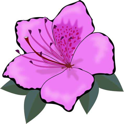 Purple Flowers Clip Art Clipart Best