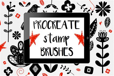 procreate stamp brushes