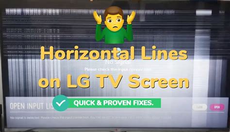 Lg Tv Horizontal Lines On Screen Finally Fixed It 2024 Techprofet