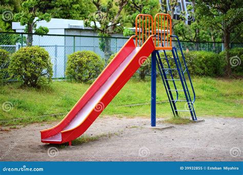 Playground Slide Stock Photo Image 39932855