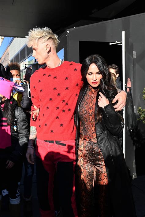 Megan Fox And Machine Gun Kelly Hold Hands As They Leave Their Hotel In New York City 300121 3