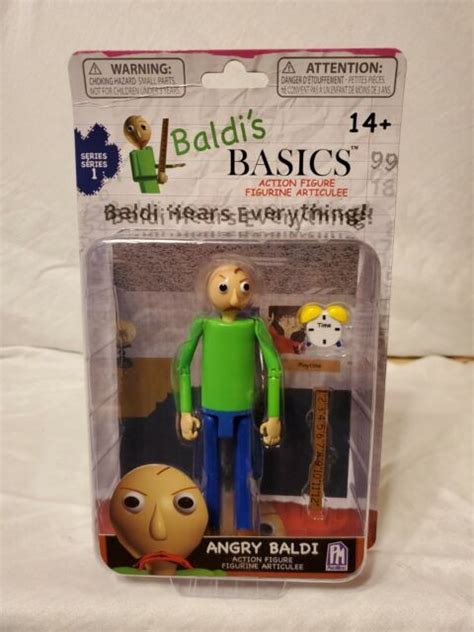 Baldis Basics Angry Baldi Action Figure Series 1 Phatmojo 5 Inches Ebay