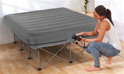 A body pillow is ideal for starters. Inflatable Double Bed With Frame | Groupon