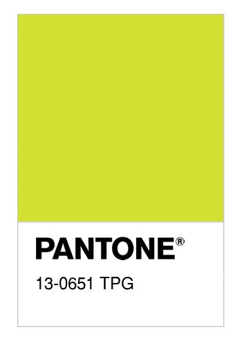 Colore Pantone® 13 0651 Tpg Evening Primrose Numerosamenteit