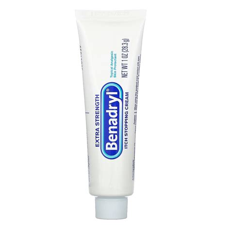 Benadryl Extra Strength Itch Stopping Cream 1 Oz 283 G Iherb