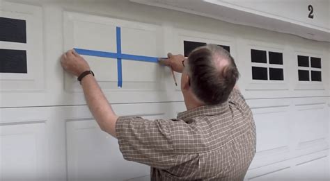 How A Bit Of Tape Can Completely Transform Your Garage Door