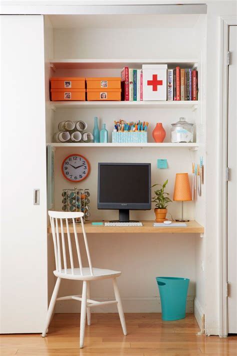 Not only will your closet office look organized and beautiful, so will your work. The Best Ideas of How To Turn A Closet Into An Office ...