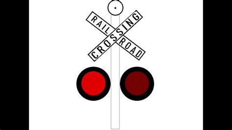 Railroad Crossing Signal Animated Youtube