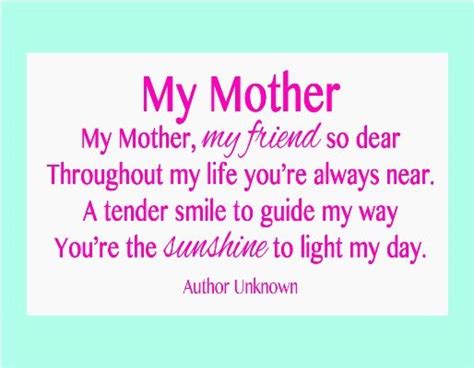 Came into the girls' room and they all talked it over. 6 Short Mother's Day Poems | Mom poems, Mothers day poems ...