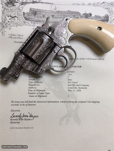 Colt Detective Special Engraved