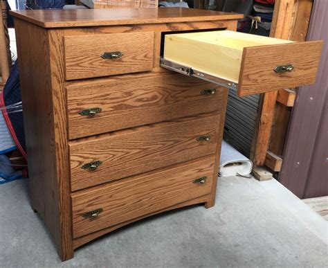 Mission 5 Drawer Bureau Chest Of Drawers Amish Traditions Wv