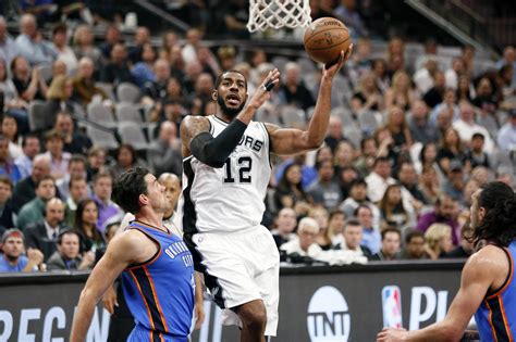 How Spurs Lamarcus Aldridge Has Put Up Historic Numbers Vs Thunder