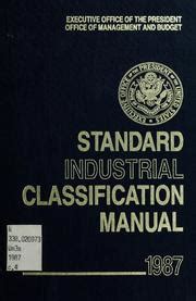 The united nations statistics division describes it in the following terms: Standard industrial classification manual (1987 edition ...