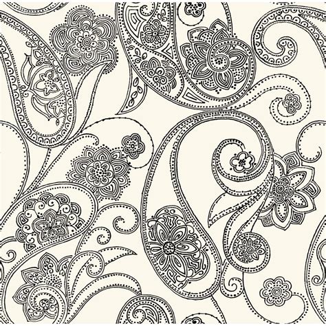 Black And White Paisley Wallpapers Top Free Black And White Paisley