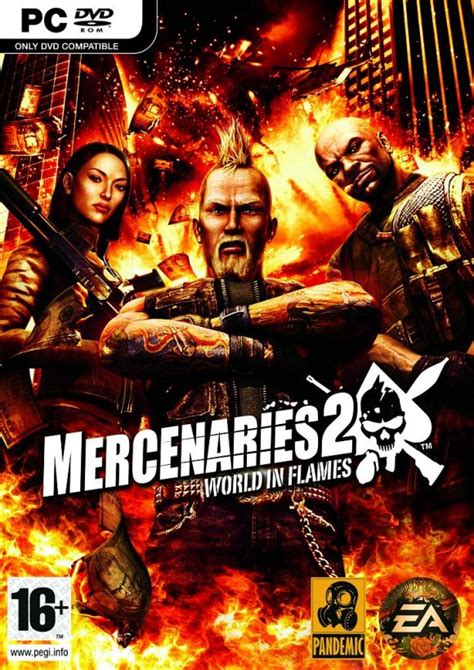 Carátula Oficial De Mercenaries 2 World In Flames Pc 3djuegos