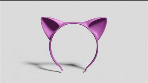 Headband Cat Ears D Print Model Print Models Print D Printing