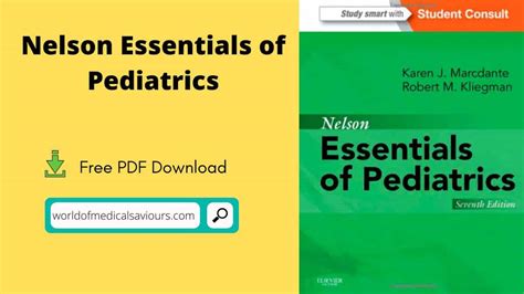 Nelson Essentials Of Pediatrics 9th Edition WOMS