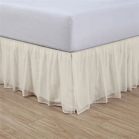 Cotton Voile 15 Inch Bed Skirt Bed Bath And Beyond Canada