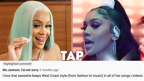 Watch Saweetie Reacts To Comments On Her Music Videos Teen Vogue