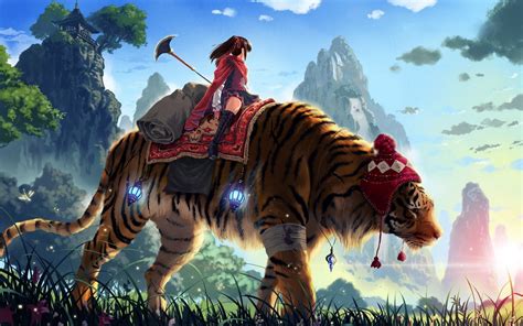Tiger Artwork Digital Art Fantasy Art Wallpapers Hd