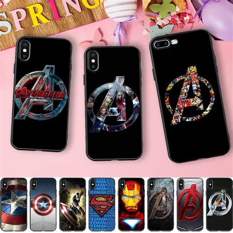 Marvel Avengers Case For Iphone 7 Case Iron Man Captain America
