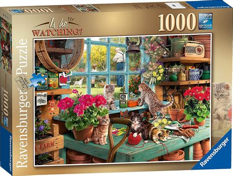Ravensburger Is He Watching 1000 Pieces Jigsaw Puzzle For Adults And