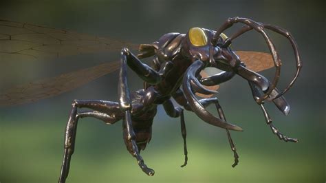 warriror wasp 3d model by utascz utinek [92df00f] sketchfab