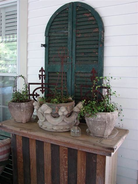 38 Best Old Shutter Outdoor Decor Ideas And Designs For 2023