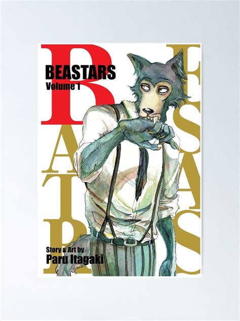 Beastars Vol 1 Poster For Sale By Devil Neville Redbubble