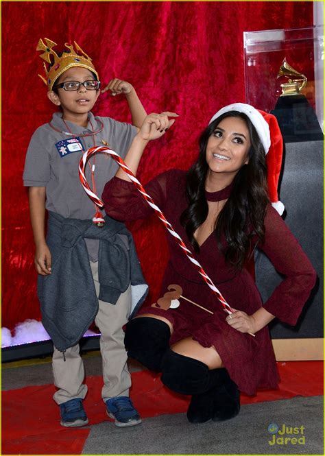 Rowan Blanchard And Shay Mitchell Bring The North Pole To Delta Airline S Hanger At Lax Photo