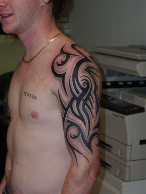 Half Sleeve Tattoos For Men Tribal Full And Half Sleeve