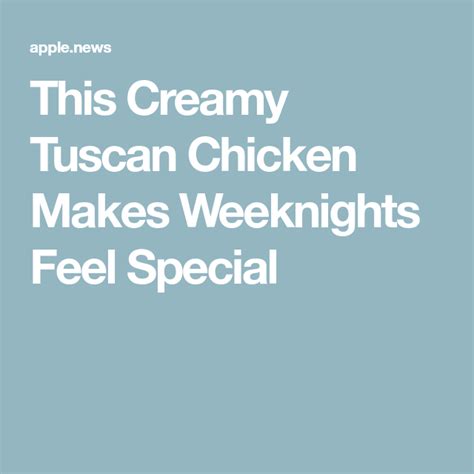 In a large pot of salted boiling water, cook spaghetti according to package directions until al dente. This Creamy Tuscan Chicken Makes Weeknights Feel Special ...