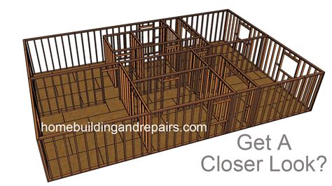Second Floor Wall Framing In Two Story Floor Plan Design Project Youtube