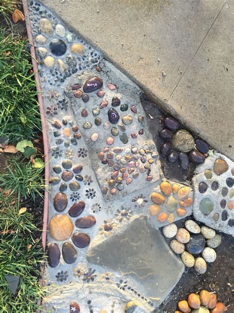 Pin On My Stone Mosaic Walkway Project