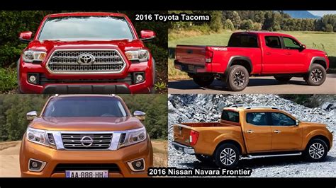 Ford Ranger Vs 2016 Toyota Tacoma Vs 2016 Toyota Hilux Offroad 2016