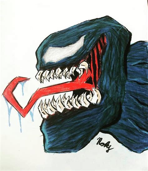 Venom Drawing By Noah Reynolds Fine Art America