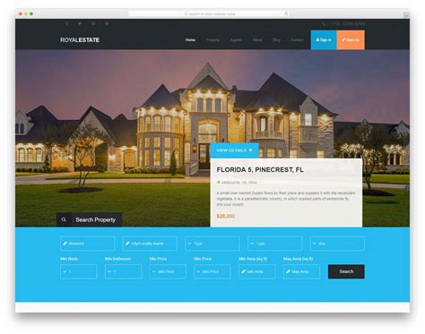 40 Best Free Real Estate Website Templates For Successful Realtors 2020